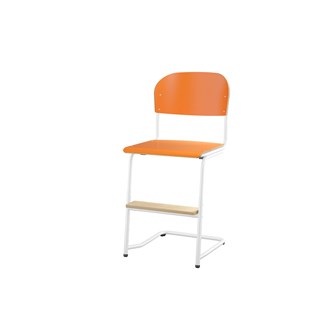 Matte FSC BX -tuoli IK 45/63 cm, iso istuin, valkoinen jalusta