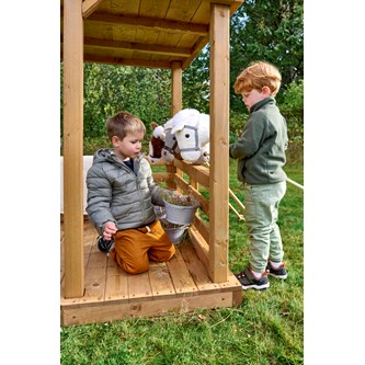 Keppihevonen, 80 cm, valkoinen