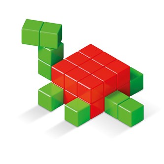 Geomag taikakuutiot, kierrätysmuovia, 64 osaa