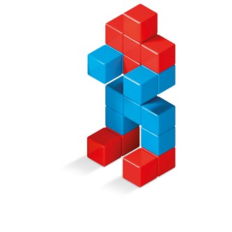 Geomag taikakuutiot, kierrätysmuovia, 64 osaa