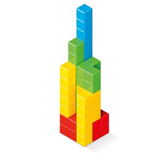 Geomag taikakuutiot, kierrätysmuovia, 64 osaa
