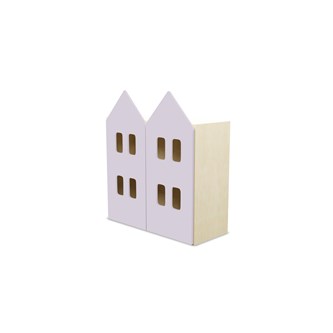 Fixa nukketalo 3:2, 2 ovea, S36 cm