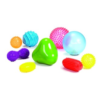 Sensoriset pallot, 9 kpl