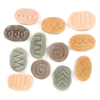 Taktiiliset kivet, 12 kpl