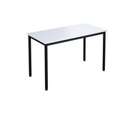 12:38 BX Pöytä Akustik Optimal Laminat, 120x60 cm, musta jalusta