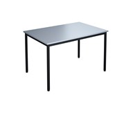 12:38 FSC BX Pöytä Akustik Optimal Laminat, 120x80 cm, musta jalusta