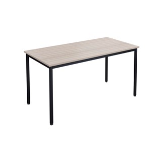 12:38 FSC BX Pöytä Akustik Optimal Laminat, 140x70 cm, musta jalusta