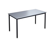 12:38 FSC BX pöytä HT 140x80 cm, musta jalusta