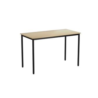12:38 FSC BX Pöytä Akustik Optimal Laminat, 140x70 cm, musta jalusta