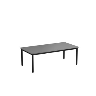 12:38 FSC BX Pöytä Akustik Optimal Laminat, 140x70 cm, musta jalusta