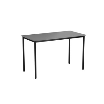 12:38 FSC BX Pöytä Akustik Optimal Laminat, 140x70 cm, musta jalusta