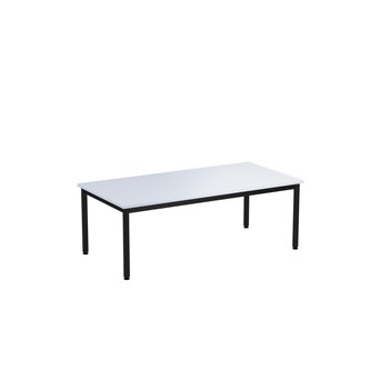 12:38 FSC BX Pöytä Akustik Optimal Laminat, 140x70 cm, musta jalusta