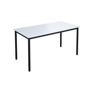 12:38 FSC BX Pöytä Akustik Optimal Laminat, 140x70 cm, musta jalusta