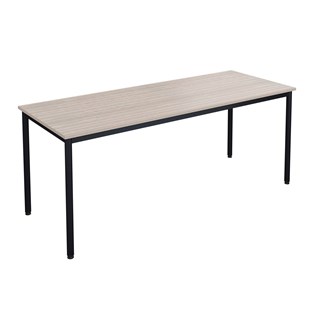 12:38 FSC BX Pöytä Akustik Optimal Laminat, 180x70 cm, musta jalusta