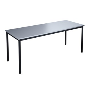 12:38 FSC BX Pöytä Akustik Optimal Laminat, 180x70 cm, musta jalusta