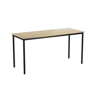 12:38 FSC BX Pöytä Akustik Optimal Laminat, 180x70 cm, musta jalusta