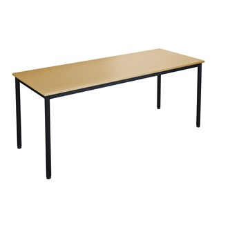12:38 FSC BX Pöytä Akustik Optimal Laminat, 180x70 cm, musta jalusta