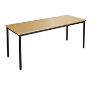 12:38 FSC BX Pöytä Akustik Optimal Laminat, 180x70 cm, musta jalusta
