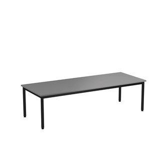 12:38 FSC BX Pöytä Akustik Optimal Laminat, 180x70 cm, musta jalusta