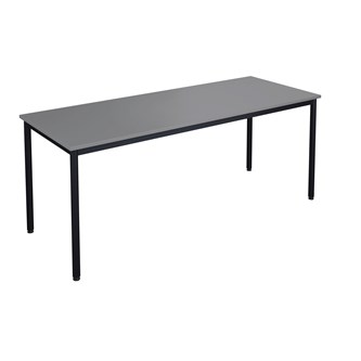 12:38 FSC BX Pöytä Akustik Optimal Laminat, 180x70 cm, musta jalusta