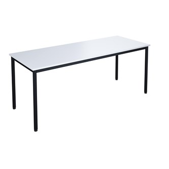 12:38 FSC BX Pöytä Akustik Optimal Laminat, 180x70 cm, musta jalusta
