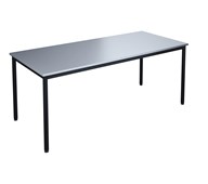 12:38 FSC BX Pöytä Akustik Optimal Laminat, 180x80 cm, musta jalusta