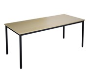 12:38 FSC BX Pöytä DL, 180x80 cm, musta jalusta