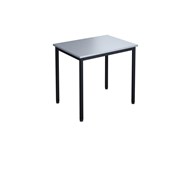 12:38 FSC BX Pöytä Akustik Optimal Laminat, 80x60 cm, musta jalusta