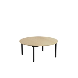 12:38 FSC BX Pöytä HT, ø 120 cm, musta jalusta