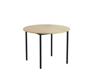 Multiflex pöytä FSC BX HPL Ø 120 K90 cm, musta jalusta