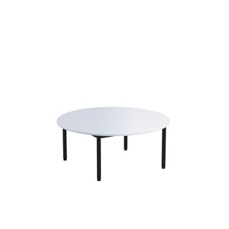 12:38 FSC BX Pöytä HT, ø 120 cm, musta jalusta