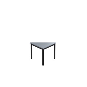 12:38 BX kolmiopöytä, 80x80x80 cm, pyöreät kulmat, musta jalusta