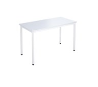12:38 BX Pöytä HT, 120x60 cm, valkoinen jalusta