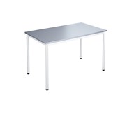 12:38 FSC BX Pöytä Akustik Optimal Laminat, 120x70 cm, valkoinen jalusta