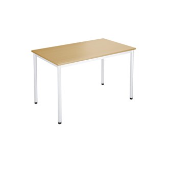 12:38 FSC BX Pöytä HT, 120x70 cm, valkoinen jalusta