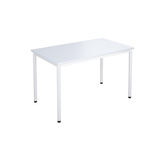 12:38 FSC BX Pöytä HT, 120x70 cm, valkoinen jalusta