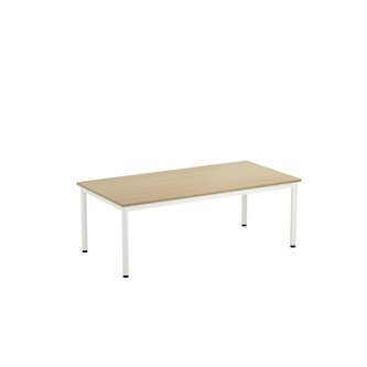 12:38 BX pöytä HT 140x80 cm, valkoinen jalusta