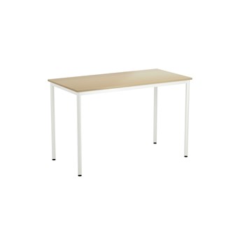 12:38 FSC BX Pöytä HT, 140x70 cm, valkoinen jalusta