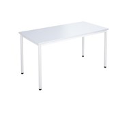 12:38 BX Pöytä HT, 140x70 cm, valkoinen jalusta