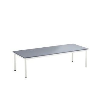 12:38 BX Pöytä Akustik Laminaatti, 180x70 cm, valkoinen jalusta