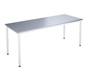12:38 FSC BX Pöytä HT, 180x70 cm, valkoinen jalusta
