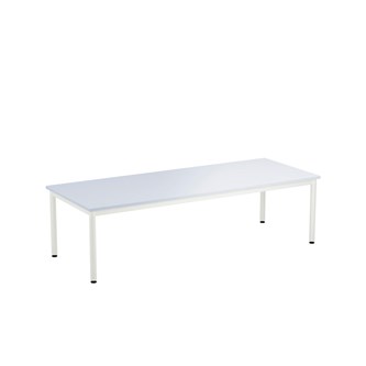 12:38 BX Pöytä HT, 180x70 cm, valkoinen jalusta