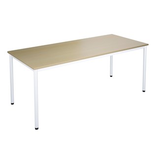 12:38 FSC BX Pöytä HT, 180x80 cm, valkoinen jalusta