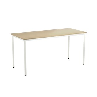 12:38 FSC BX Pöytä HT, 180x80 cm, valkoinen jalusta
