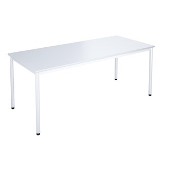 12:38 FSC BX Pöytä HT, 180x80 cm, valkoinen jalusta