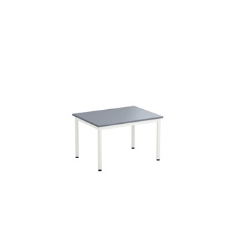 12:38 BX Pöytä HT, 80x60 cm, valkoinen jalusta