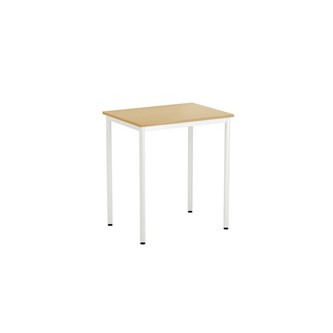 12:38 FSC BX Pöytä DL, 80x60 cm, valkoinen jalusta