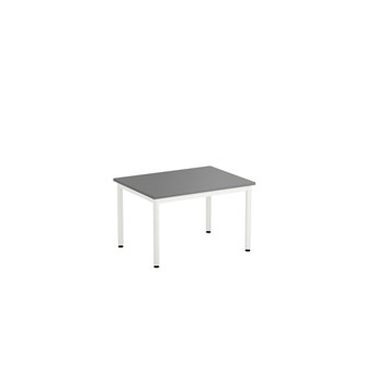 12:38 BX Pöytä HT, 80x60 cm, valkoinen jalusta