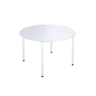 12:38 BX pöytä DL Ø 90 cm, valkoinen jalusta