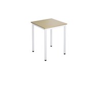 12:38 BX pöytä HT 70x70 cm, valkoinen jalusta